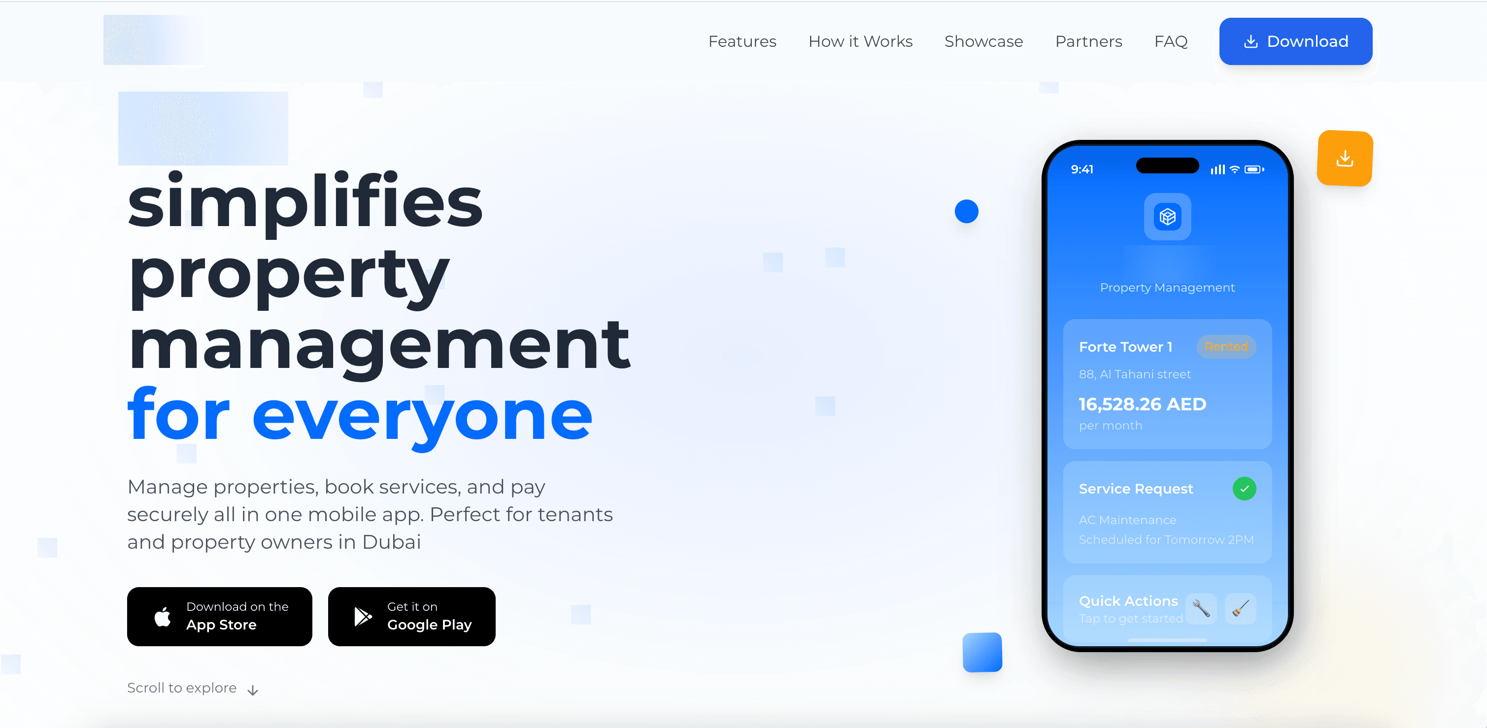 UAE Property Management App with AI Tenant Chat