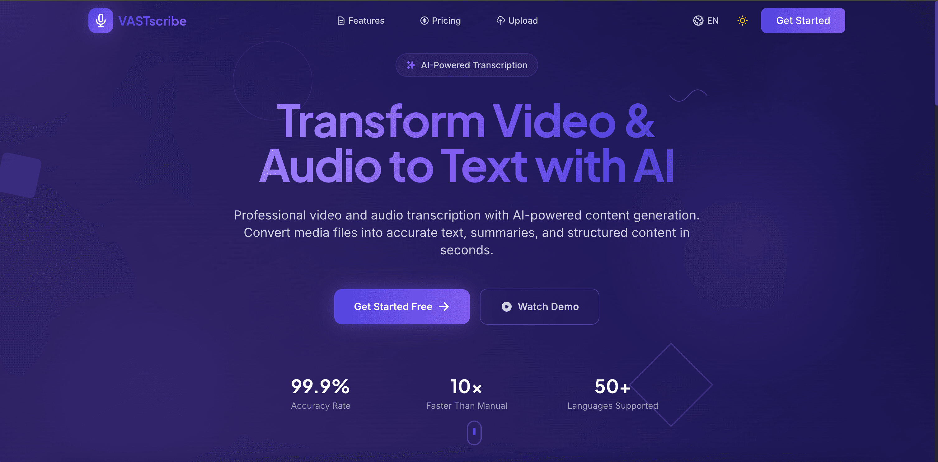 AI Transcription SaaS